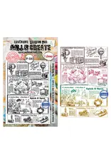 AALL & CREATE AALL & CREATE AUTOUR DE MWA #1342 THE DAILY NEWS A6 CLEAR STAMP SET