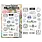 AALL & CREATE AALL & CREATE AUTOUR DE MWA #1442 STAMPED HORIZONS A6 CLEAR STAMP SET