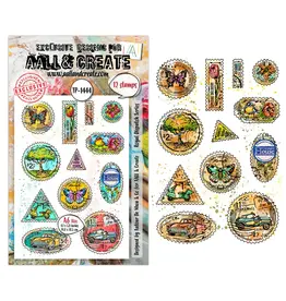 AALL & CREATE AALL & CREATE AUTOUR DE MWA #1444 ROYAL DISPATCH SERIES A6 CLEAR STAMP SET