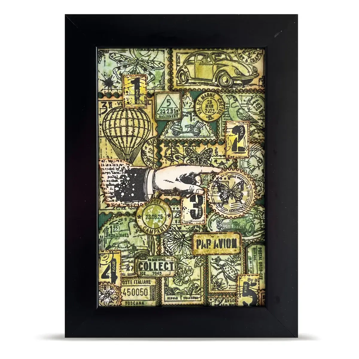 AALL & CREATE AALL & CREATE AUTOUR DE MWA #1444 ROYAL DISPATCH SERIES A6 CLEAR STAMP SET