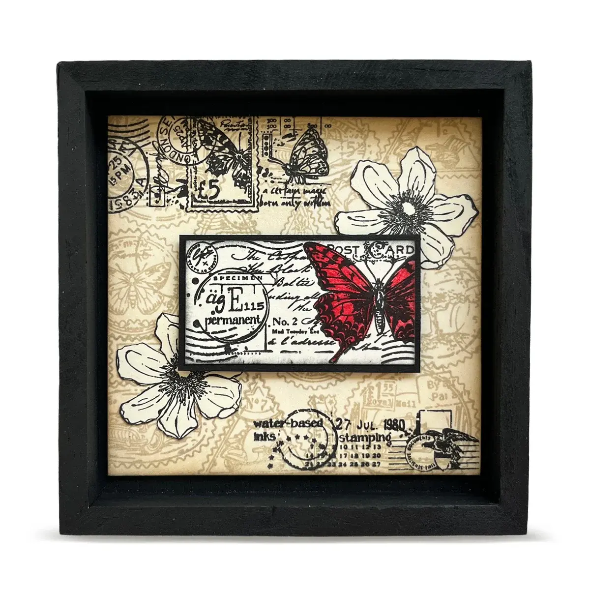 AALL & CREATE AALL & CREATE AUTOUR DE MWA #1444 ROYAL DISPATCH SERIES A6 CLEAR STAMP SET