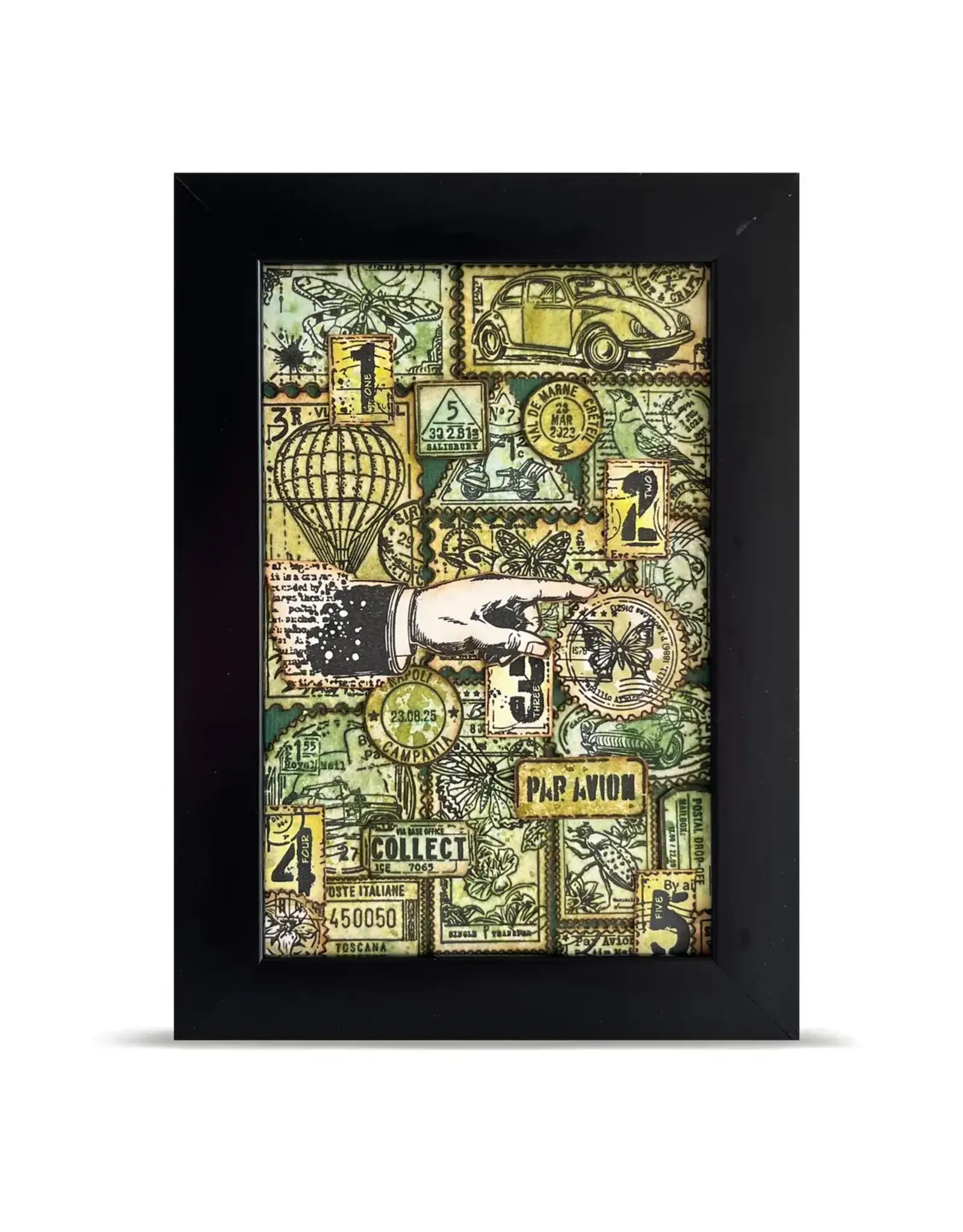 AALL & CREATE AALL & CREATE AUTOUR DE MWA #1444 ROYAL DISPATCH SERIES A6 CLEAR STAMP SET