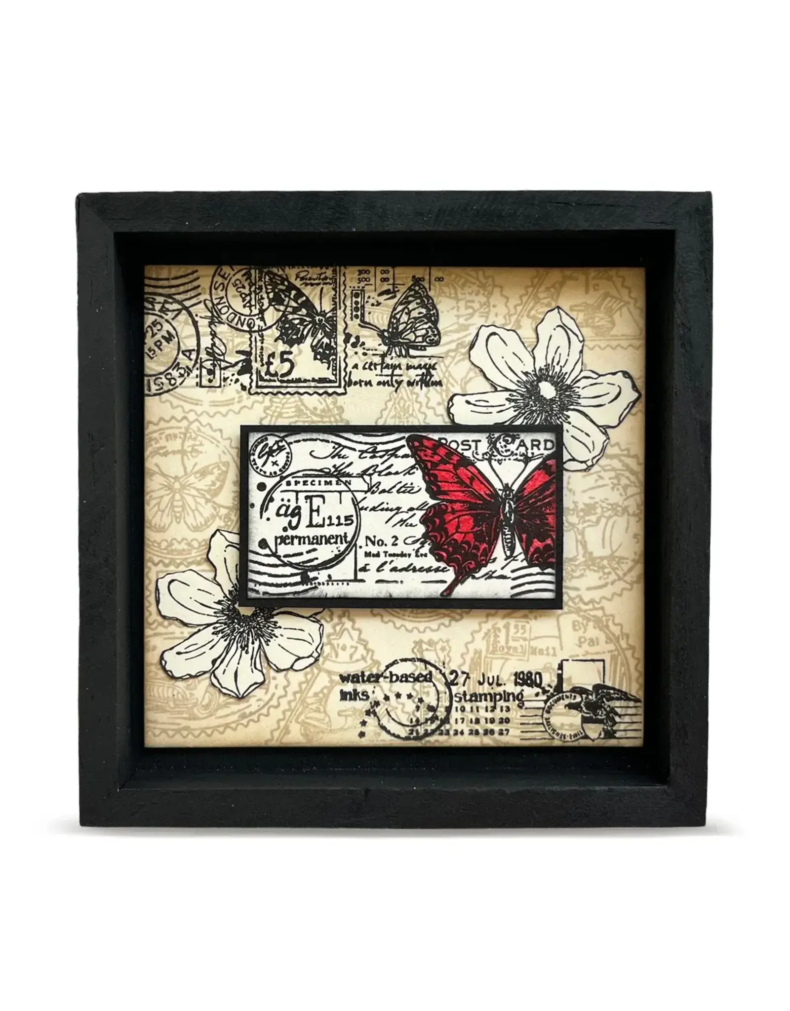 AALL & CREATE AALL & CREATE AUTOUR DE MWA #1444 ROYAL DISPATCH SERIES A6 CLEAR STAMP SET