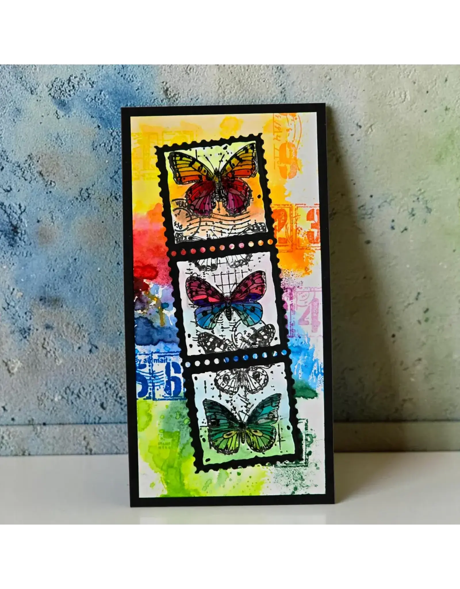 AALL & CREATE AALL & CREATE AUTOUR DE MWA #1445 FOLLOW THE SIGN A6 CLEAR STAMP SET