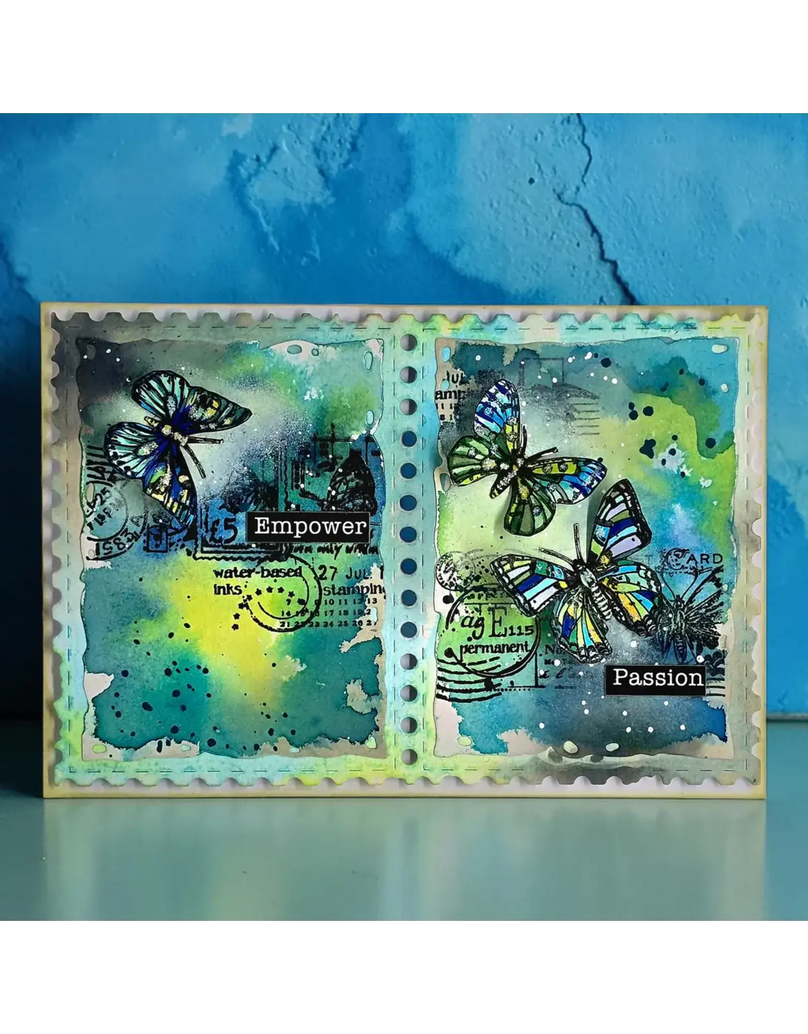 AALL & CREATE AALL & CREATE AUTOUR DE MWA #1446 FRAGMENTS IN TRANSIT A7 CLEAR STAMP SET