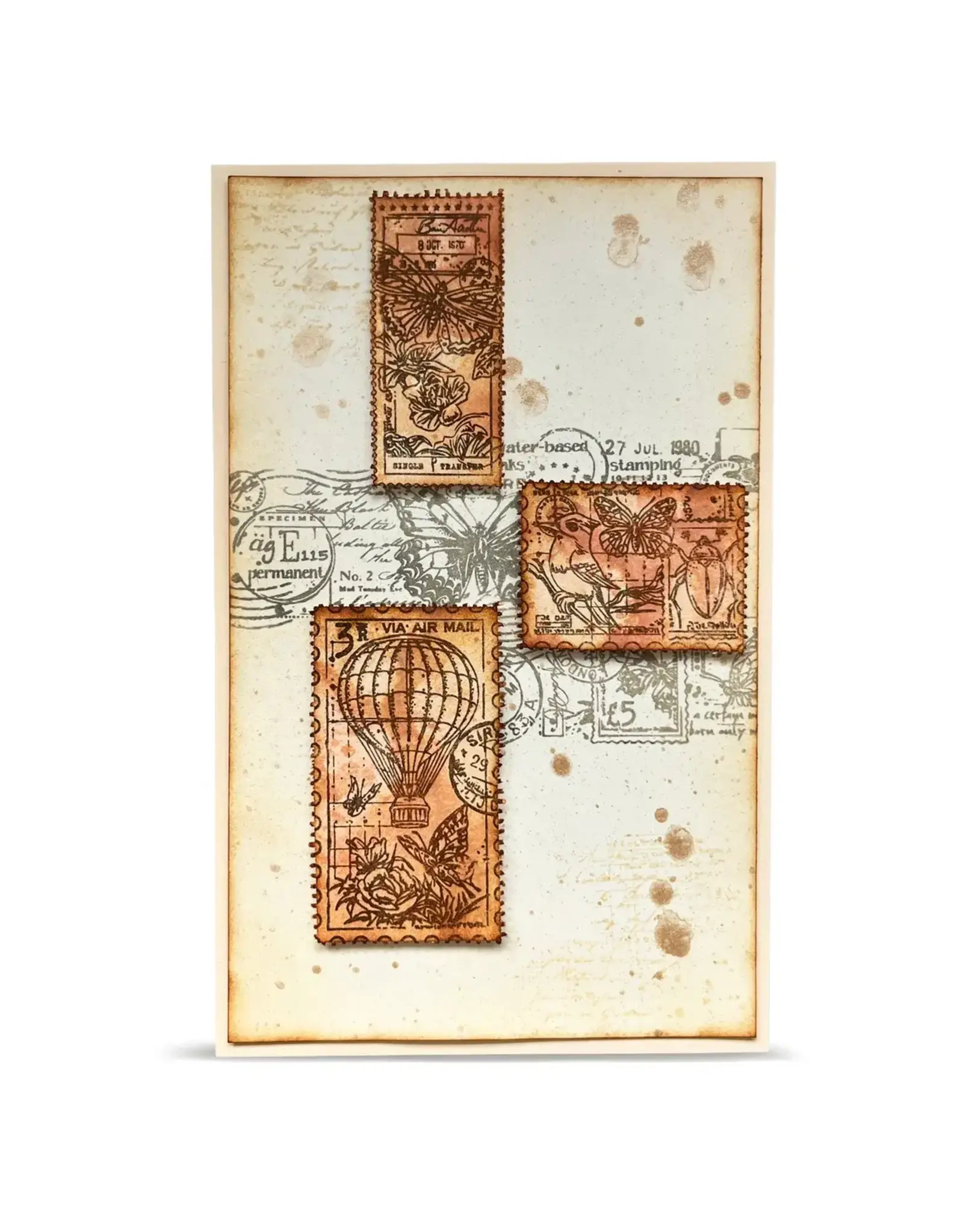 AALL & CREATE AALL & CREATE AUTOUR DE MWA #1446 FRAGMENTS IN TRANSIT A7 CLEAR STAMP SET