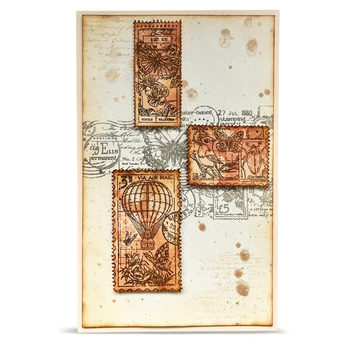 AALL & CREATE AALL & CREATE AUTOUR DE MWA #1446 FRAGMENTS IN TRANSIT A7 CLEAR STAMP SET