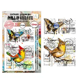AALL & CREATE AALL & CREATE AUTOUR DE MWA #1447 SONG FROM TORINO A7 CLEAR STAMP SET