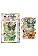 AALL & CREATE AALL & CREATE AUTOUR DE MWA #1448 CHRONO-STAMPED TAG A7 CLEAR STAMP SET