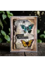 AALL & CREATE AALL & CREATE AUTOUR DE MWA #1448 CHRONO-STAMPED TAG A7 CLEAR STAMP SET