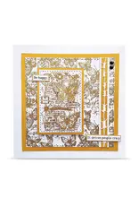 AALL & CREATE AALL & CREATE AUTOUR DE MWA #1448 CHRONO-STAMPED TAG A7 CLEAR STAMP SET