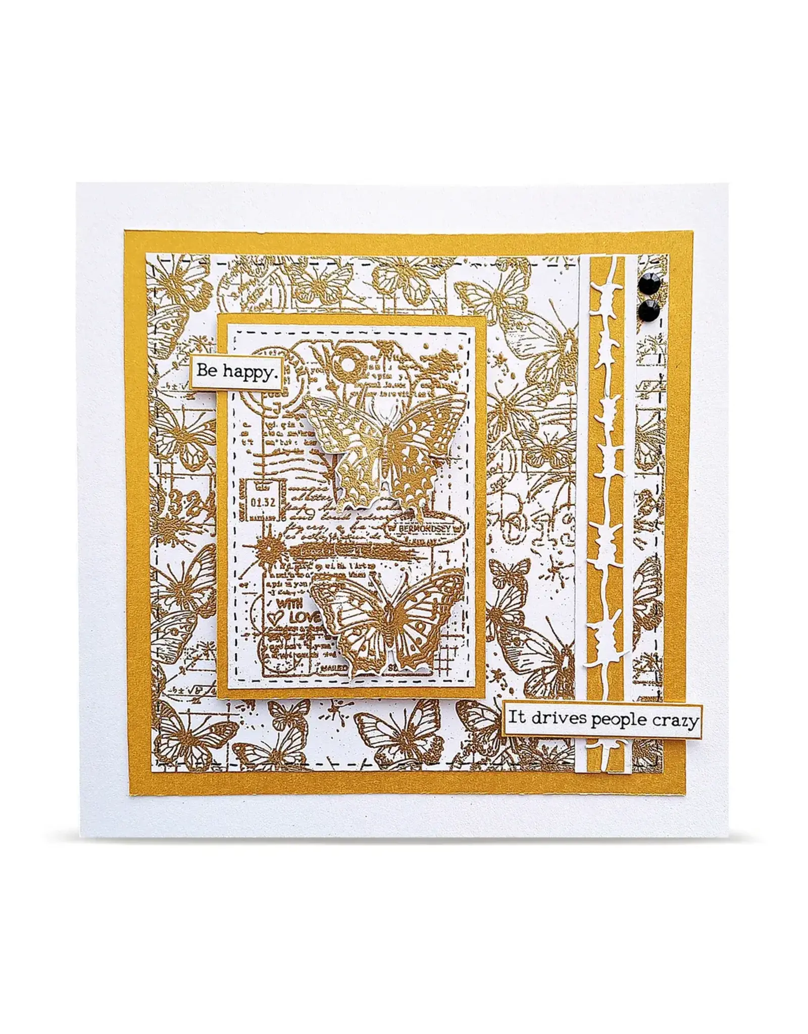 AALL & CREATE AALL & CREATE AUTOUR DE MWA #1448 CHRONO-STAMPED TAG A7 CLEAR STAMP SET
