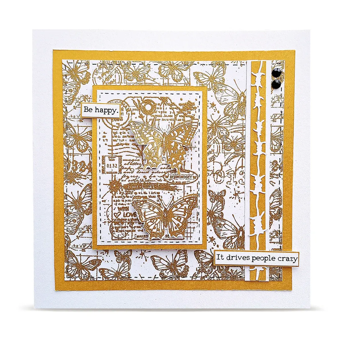 AALL & CREATE AALL & CREATE AUTOUR DE MWA #1448 CHRONO-STAMPED TAG A7 CLEAR STAMP SET