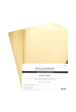 SPELLBINDERS SPELLBINDERS MIRROR METALLIC TREASURED GOLD CARDSTOCK 8.5x11 10/PK