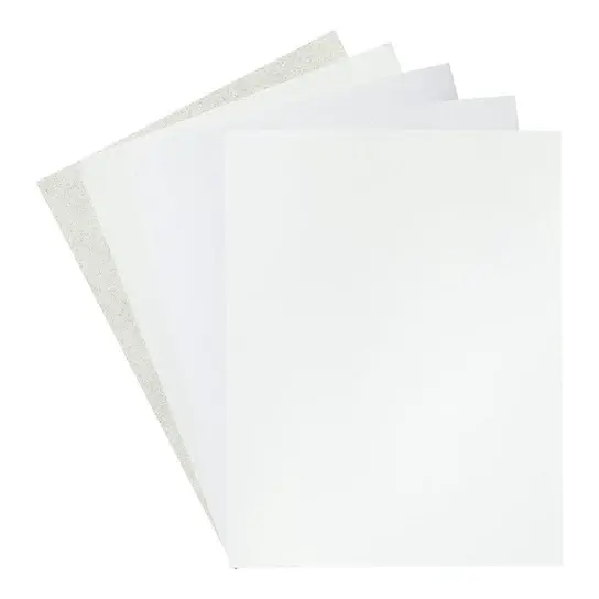 SPELLBINDERS SPELLBINDERS ANTIQUE WHITE ASSORTED TREASURED CARDSTOCK 8.5x11 15/PK