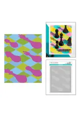 SPELLBINDERS SPELLBINDERS LAYERED HARLEQUIN STENCIL SET