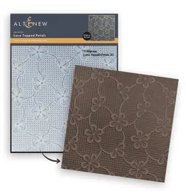 ALTENEW ALTENEW LACE TOPPED PETALS 3D EMBOSSING FOLDER