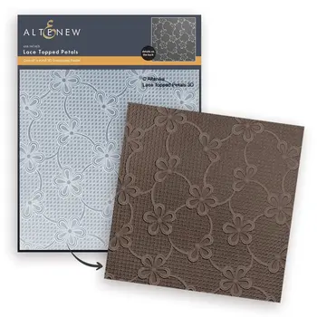 ALTENEW ALTENEW LACE TOPPED PETALS 3D EMBOSSING FOLDER