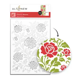 ALTENEW ALTENEW CHATEAU BLOOMS STENCIL SET 2/PK