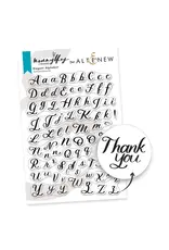ALTENEW ALTENEW ELEGANT ALPHABET CLEAR STAMP SET