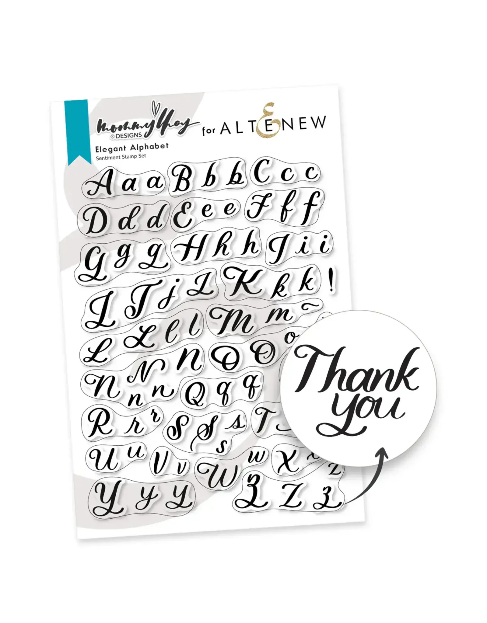 ALTENEW ALTENEW ELEGANT ALPHABET CLEAR STAMP SET