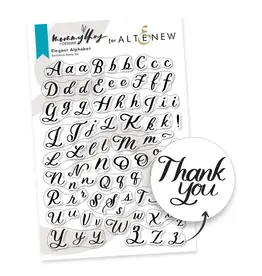 ALTENEW ALTENEW ELEGANT ALPHABET CLEAR STAMP SET
