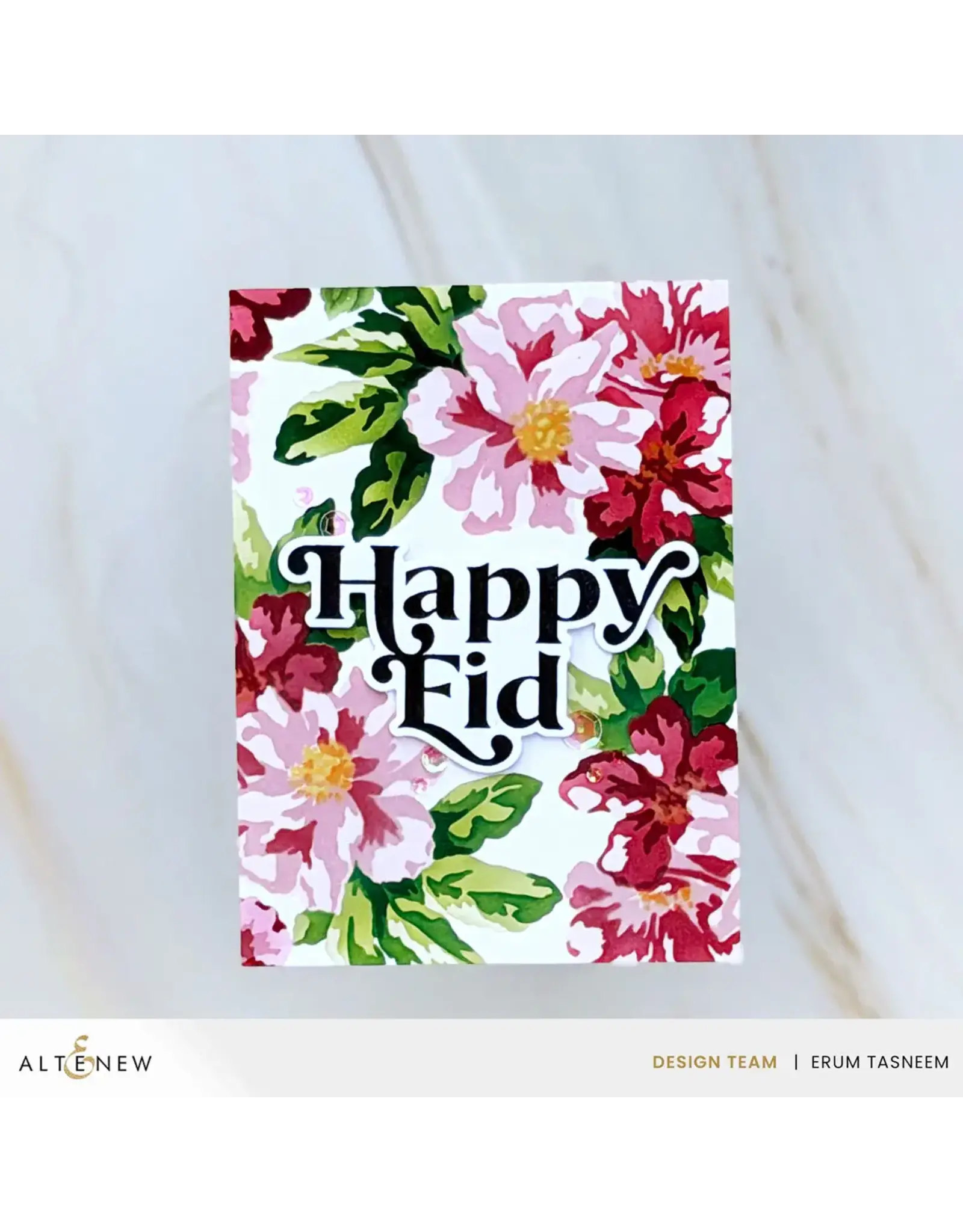 ALTENEW ALTENEW EID WISHES CLEAR STAMP & DIE SET