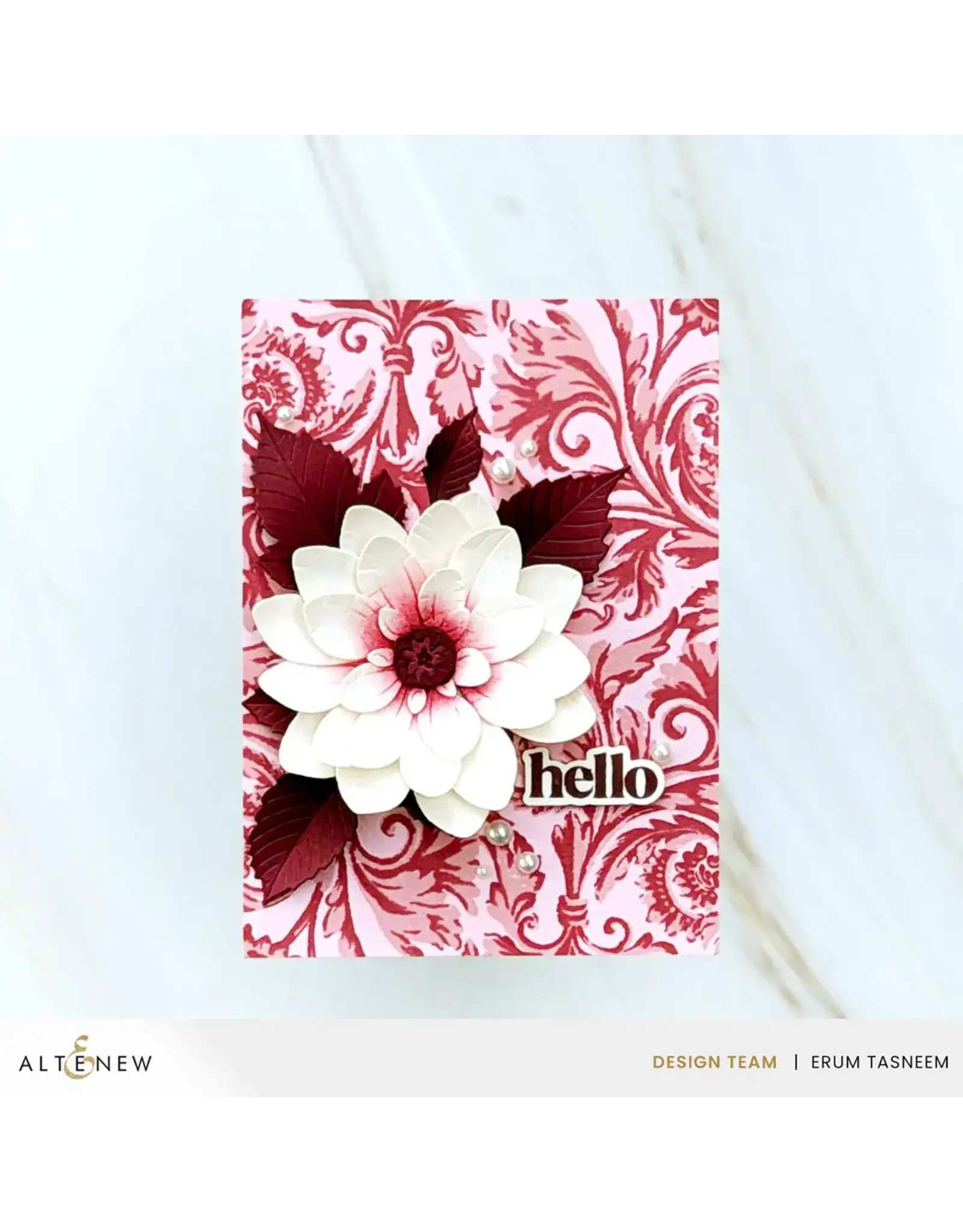 ALTENEW ALTENEW REGAL FLOURISHES CLEAR STAMP SET