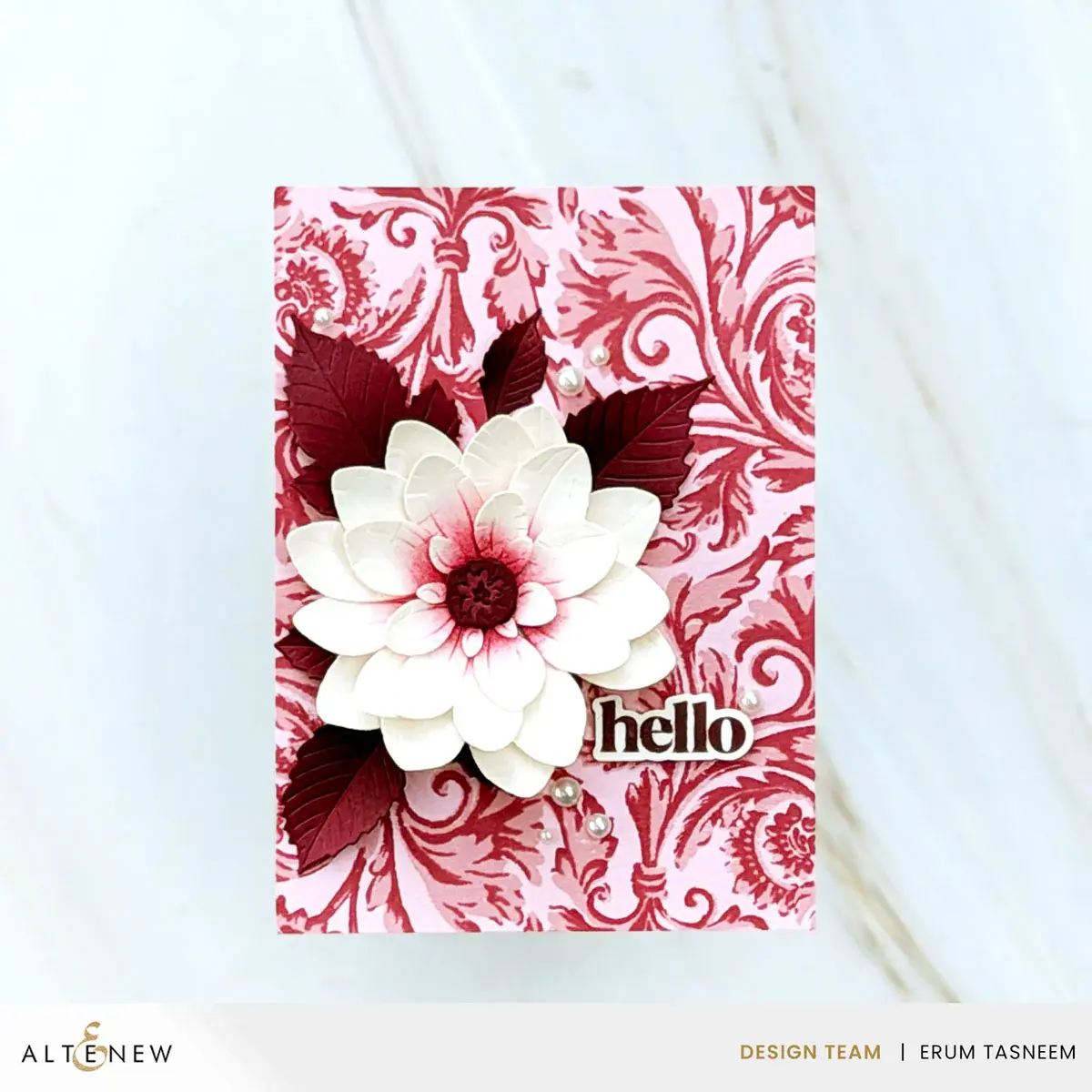 ALTENEW ALTENEW REGAL FLOURISHES CLEAR STAMP SET