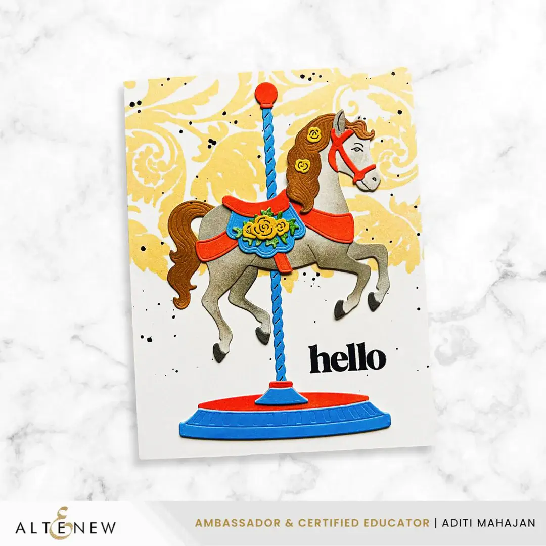 ALTENEW ALTENEW REGAL FLOURISHES CLEAR STAMP SET