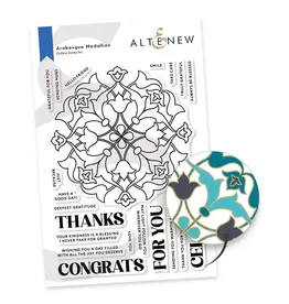 ALTENEW ALTENEW ARABESQUE MEDALLION CLEAR STAMP SET