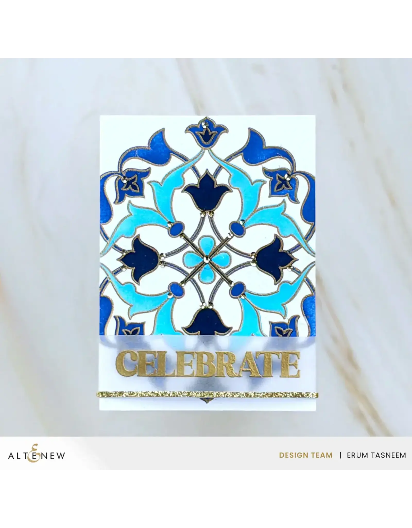 ALTENEW ALTENEW ARABESQUE MEDALLION CLEAR STAMP SET