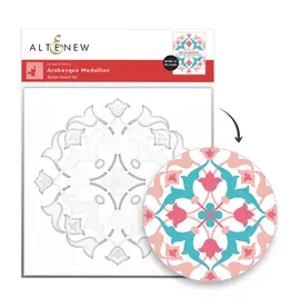 ALTENEW ALTENEW ARABESQUE MEDALLION STENCIL SET 3/PK