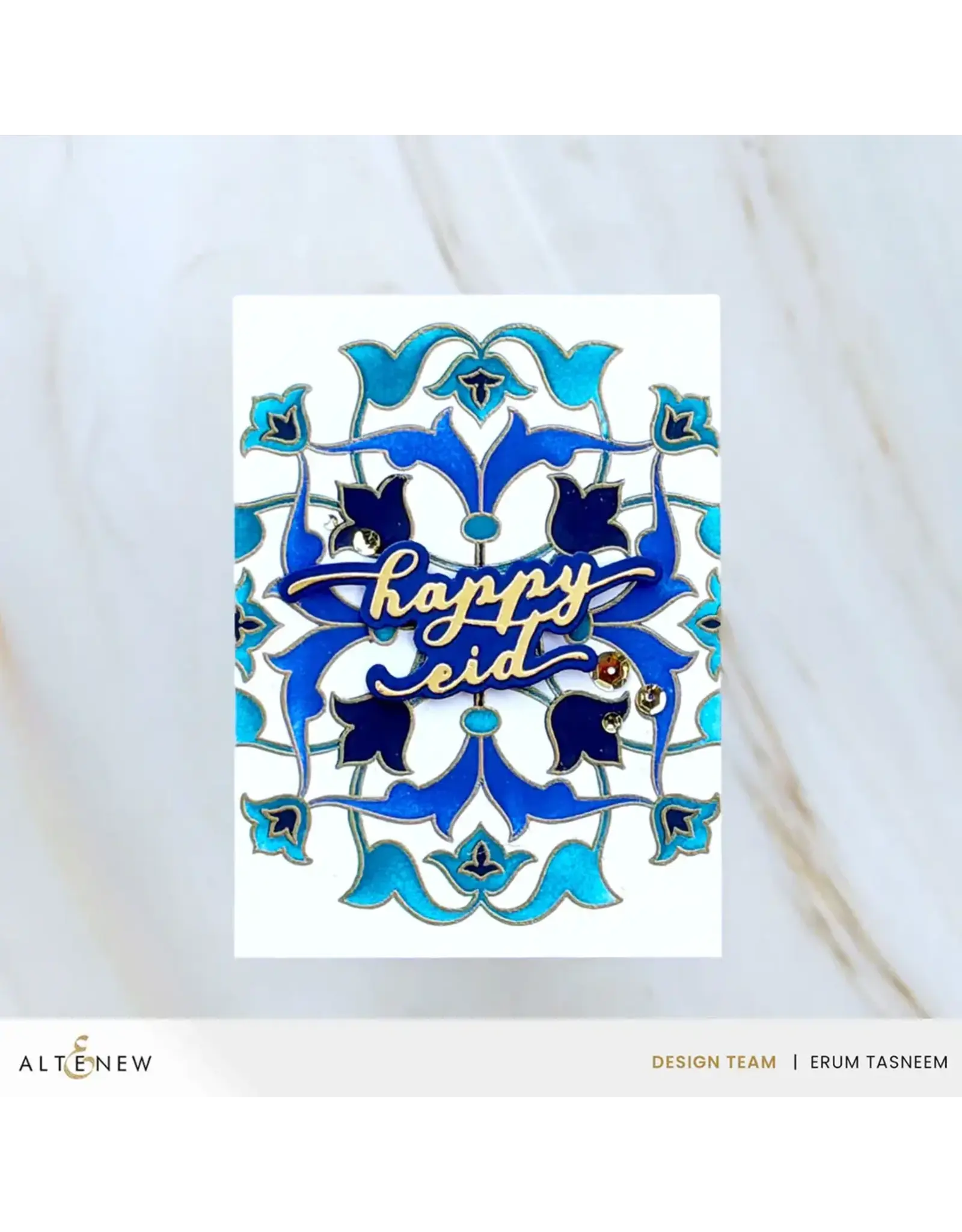 ALTENEW ALTENEW ARABESQUE MEDALLION STENCIL SET 3/PK