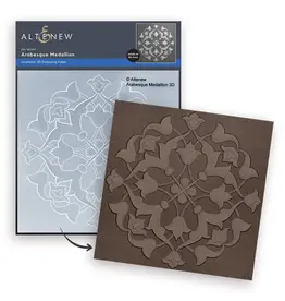 ALTENEW ALTENEW ARABESQUE MEDALLION 3D EMBOSSING FOLDER