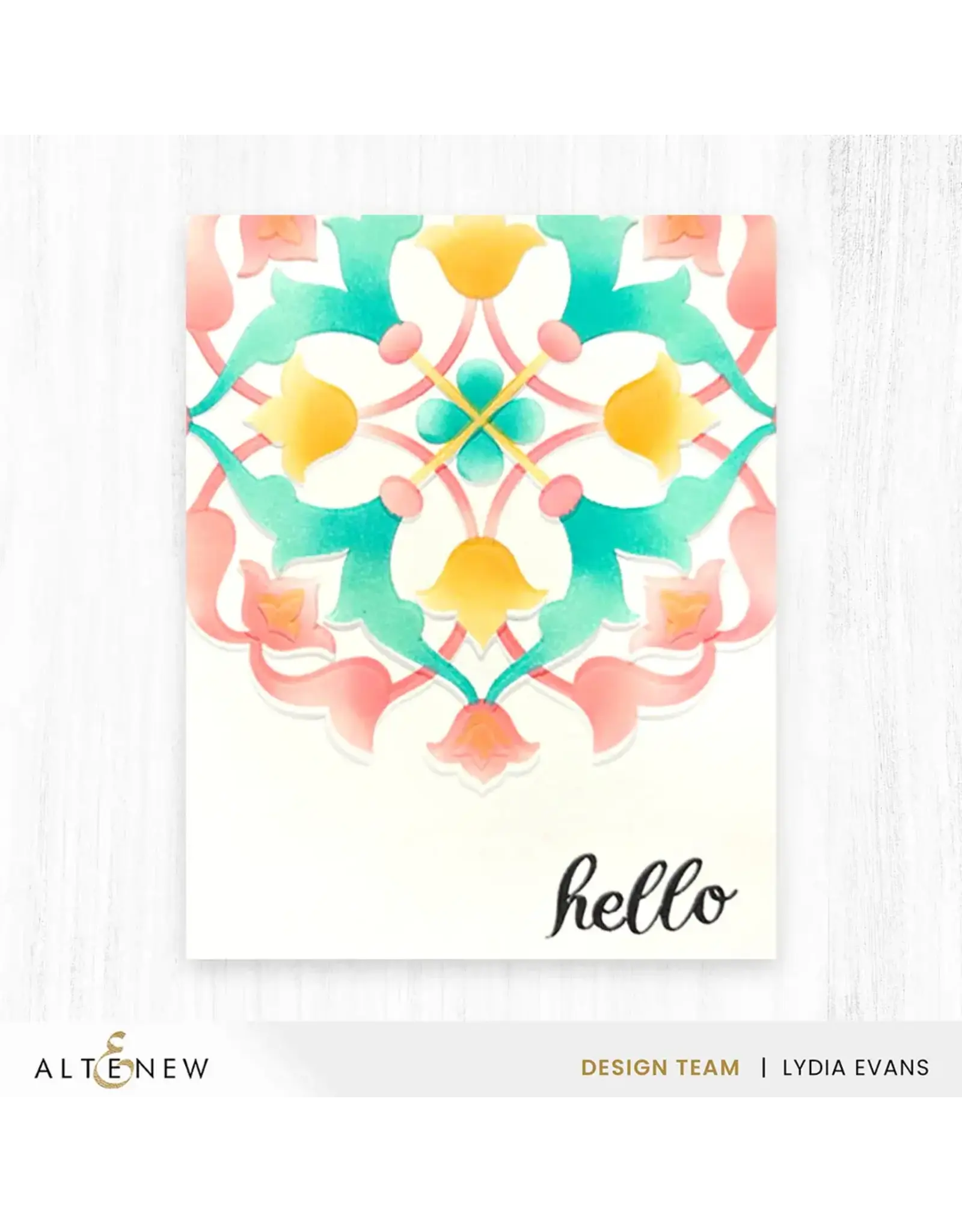 ALTENEW ALTENEW ARABESQUE MEDALLION 3D EMBOSSING FOLDER