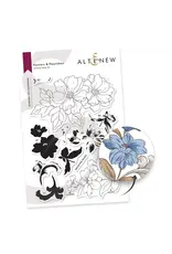 ALTENEW ALTENEW FLOWERS & FLOURISHES CLEAR STAMP SET