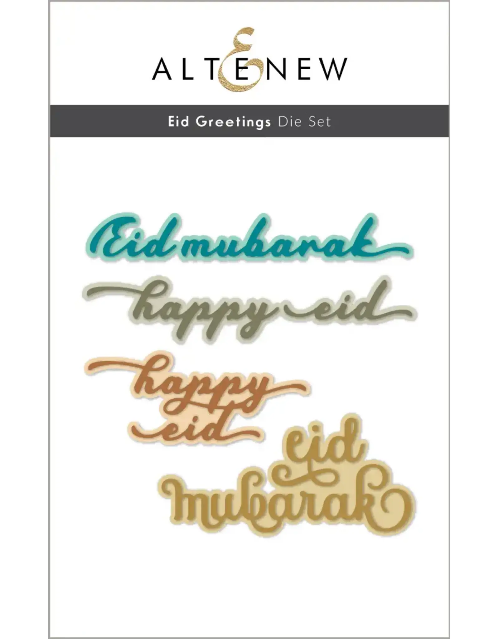 ALTENEW ALTENEW EID GREETINGS DIE SET