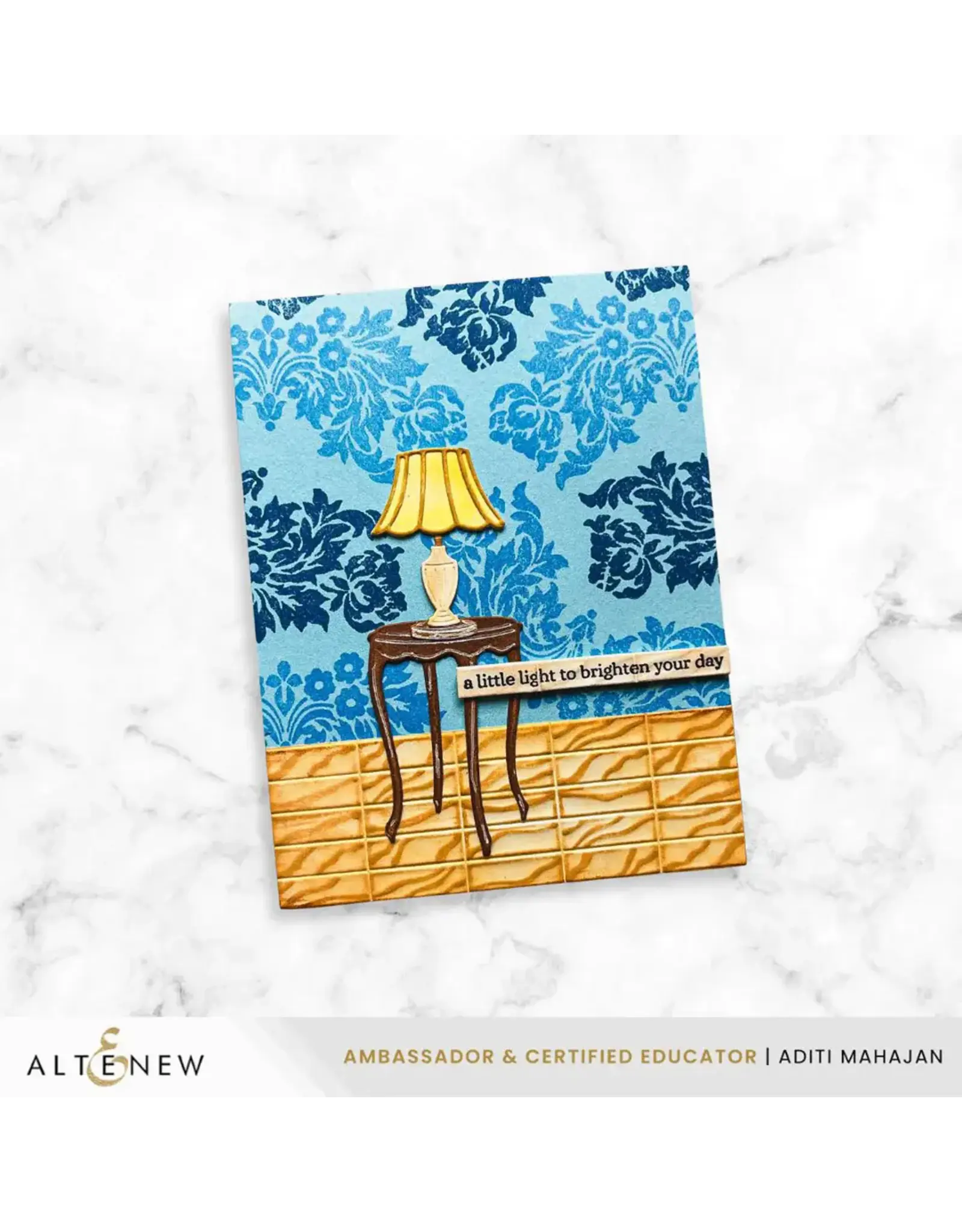 ALTENEW ALTENEW MINI DELIGHT: TIMELESS GLOW CLEAR STAMP & DIE SET