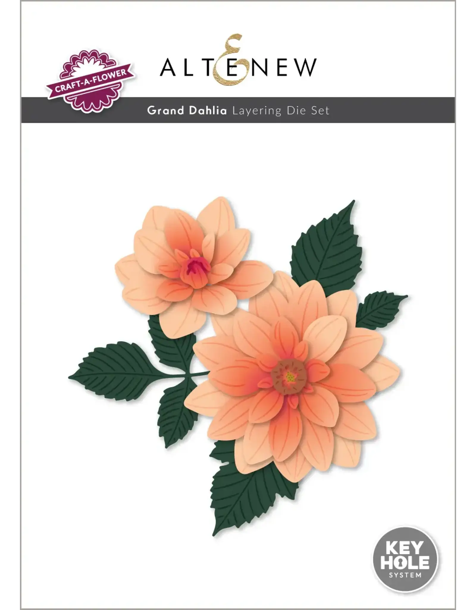 ALTENEW ALTENEW CRAFT-A-FLOWER: GRAND DAHLIA LAYERING DIE SET