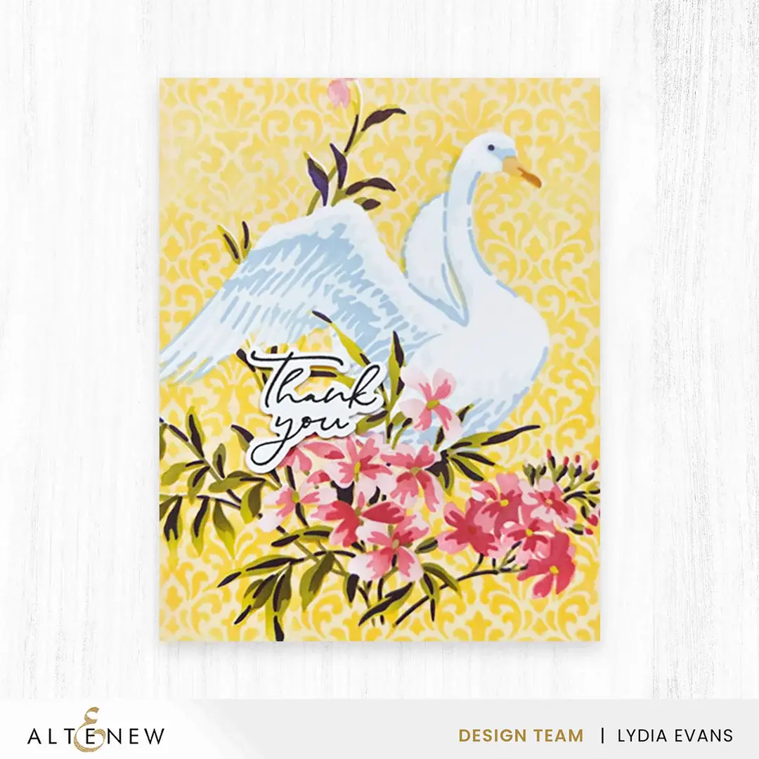 ALTENEW ALTENEW STENCIL ART: SWAN SERENADE LAYERING STENCIL SET 6/PK