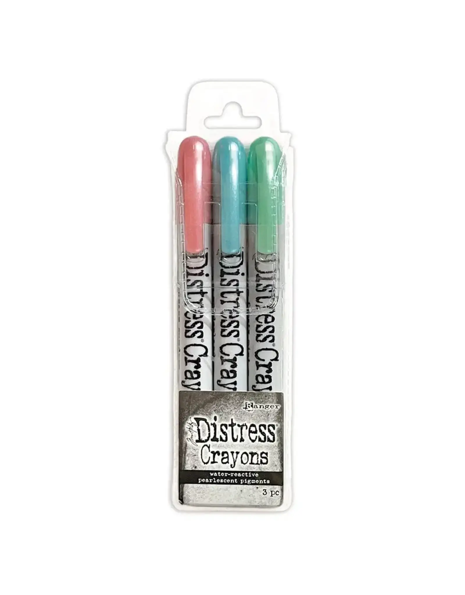 RANGER TIM HOLTZ DISTRESS PEARLESCENT CRAYONS CHRISTMAS SET #6