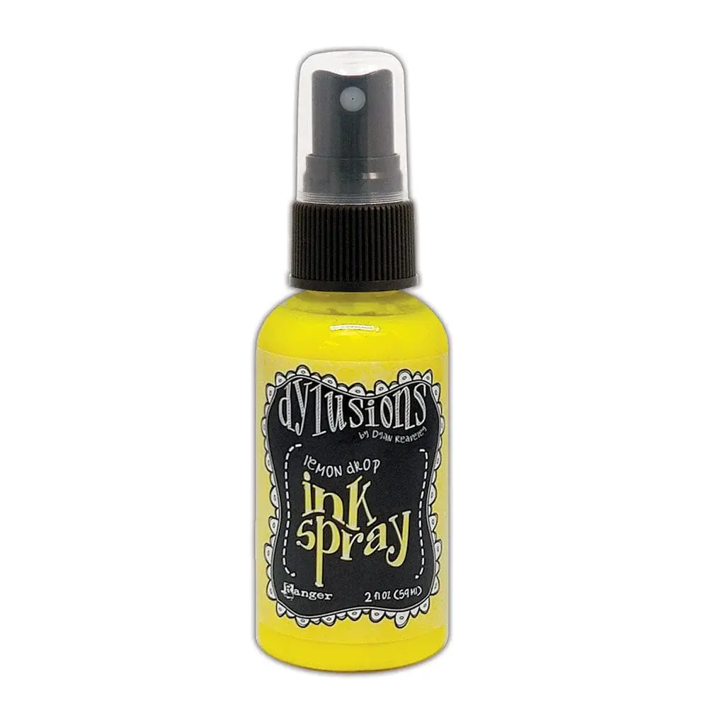RANGER DYLUSIONS INK SPRAY LEMON DROP 2OZ
