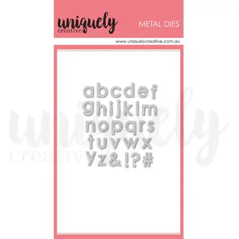 UNIQUELY CREATIVE UNIQUELY CREATIVE TINY LOWERCASE ALPHA DIE SET