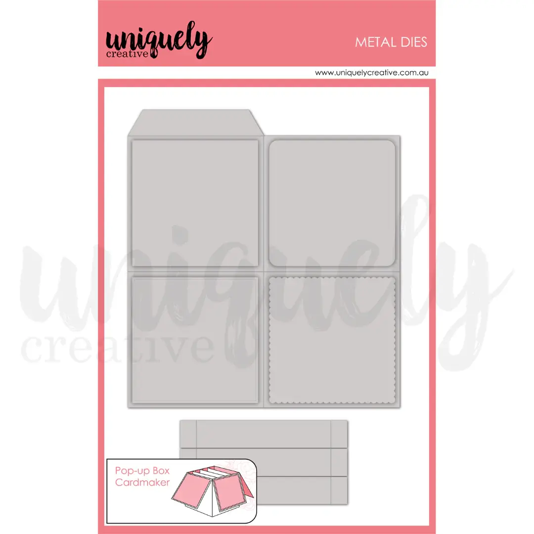 UNIQUELY CREATIVE UNIQUELY CREATIVE POP-UP BOX CARDMAKER DIE SET