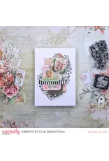 UNIQUELY CREATIVE UNIQUELY CREATIVE WINGS & WILDFLOWERS CLEAR STAMP