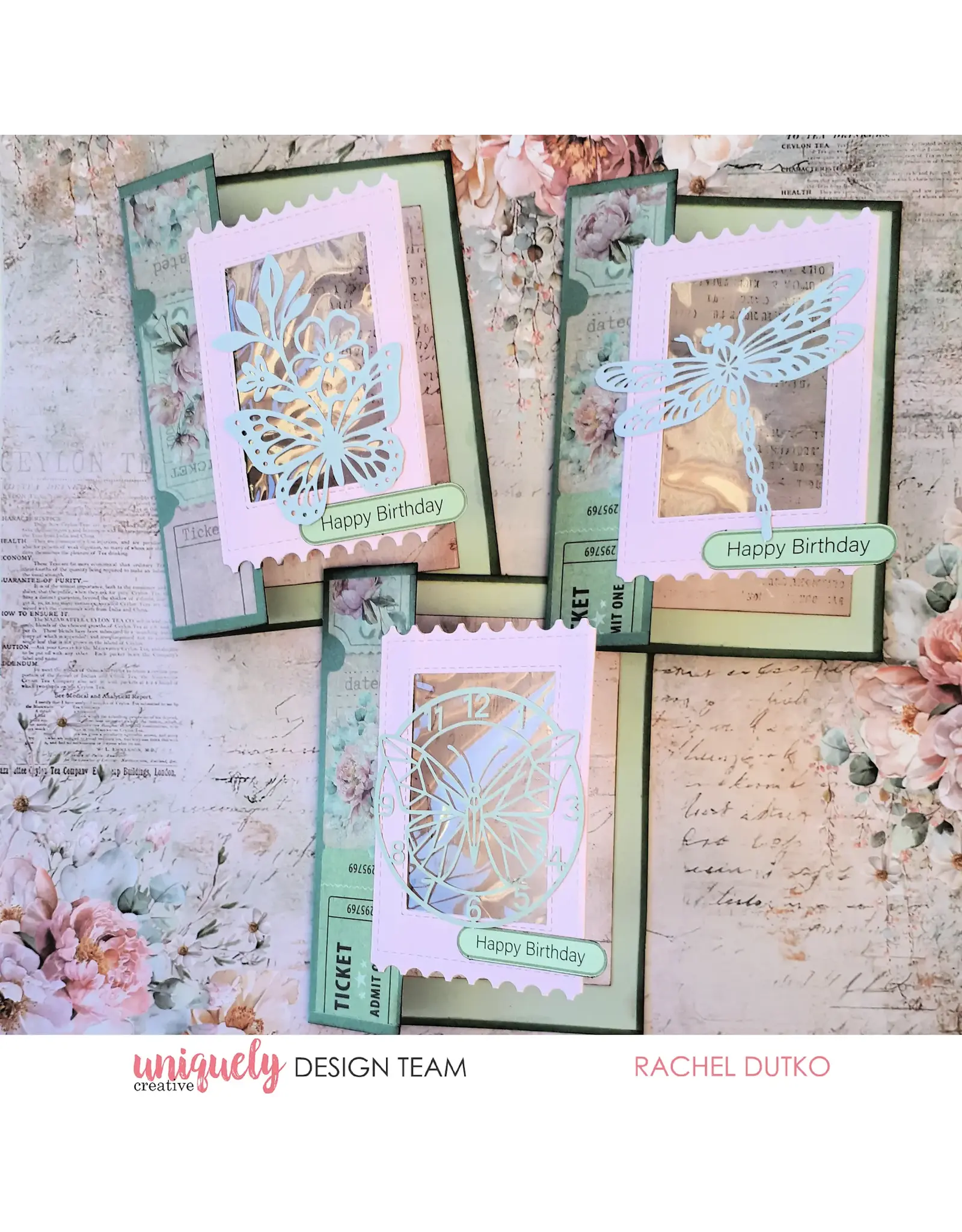 UNIQUELY CREATIVE UNIQUELY CREATIVE VINTAGE TICKETS WASHI TAPE