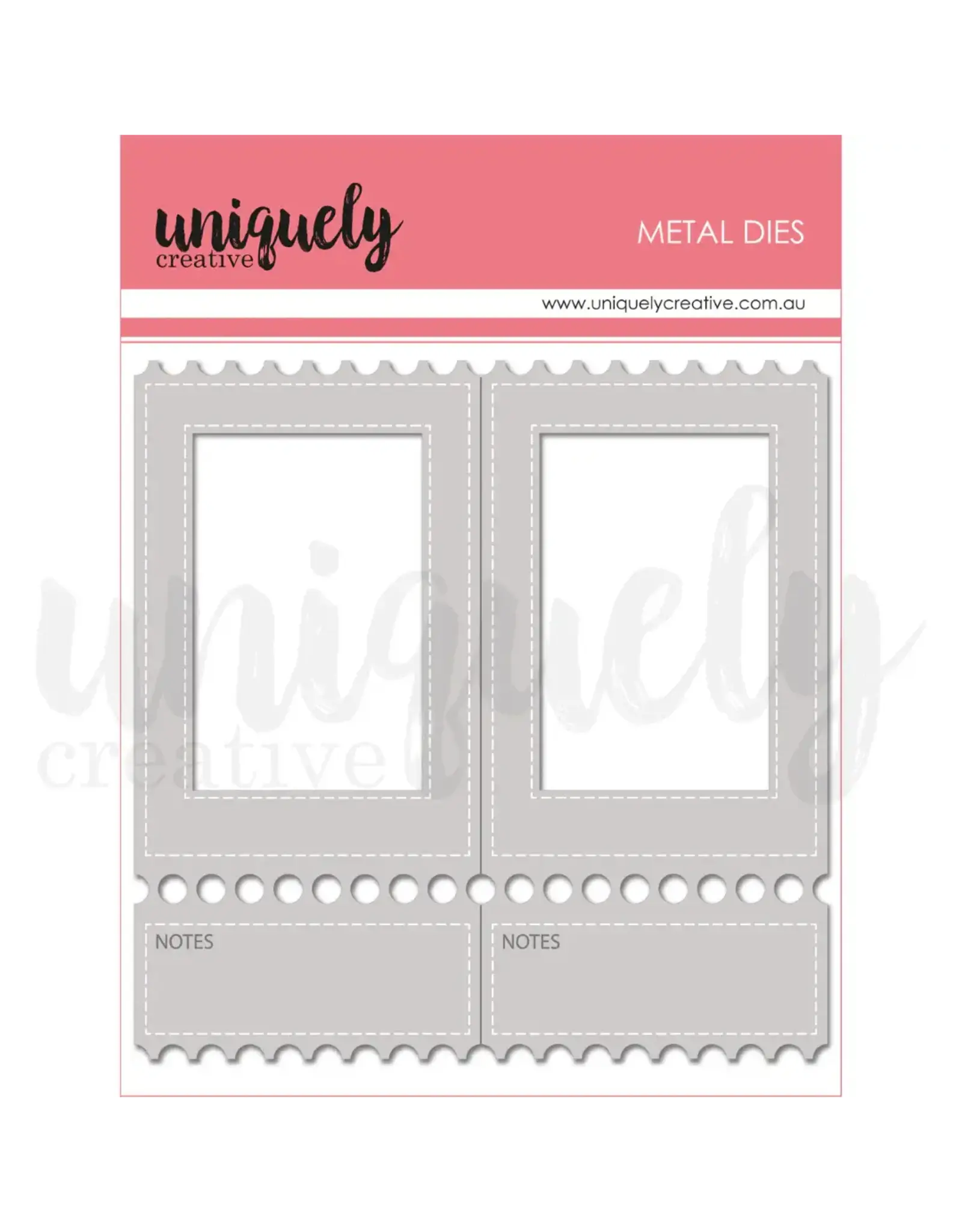 UNIQUELY CREATIVE UNIQUELY CREATIVE FOLDING TICKET FRAME DIE