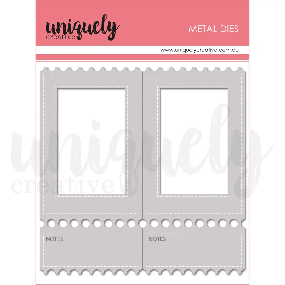 UNIQUELY CREATIVE UNIQUELY CREATIVE FOLDING TICKET FRAME DIE