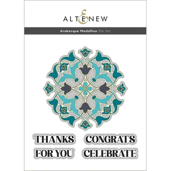 ALTENEW ALTENEW ARABESQUE MEDALLION DIE SET